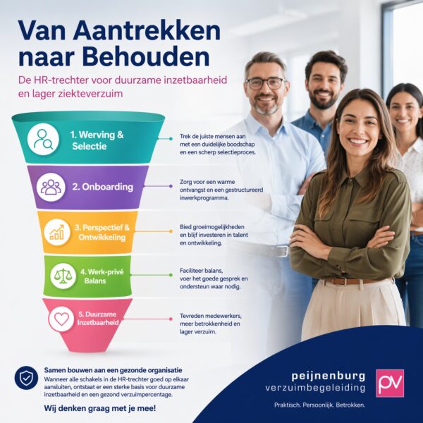 Duurzame inzetbaarheid verbeteren en ziekteverzuim verlagen: de HR-trechter als praktische leidraad